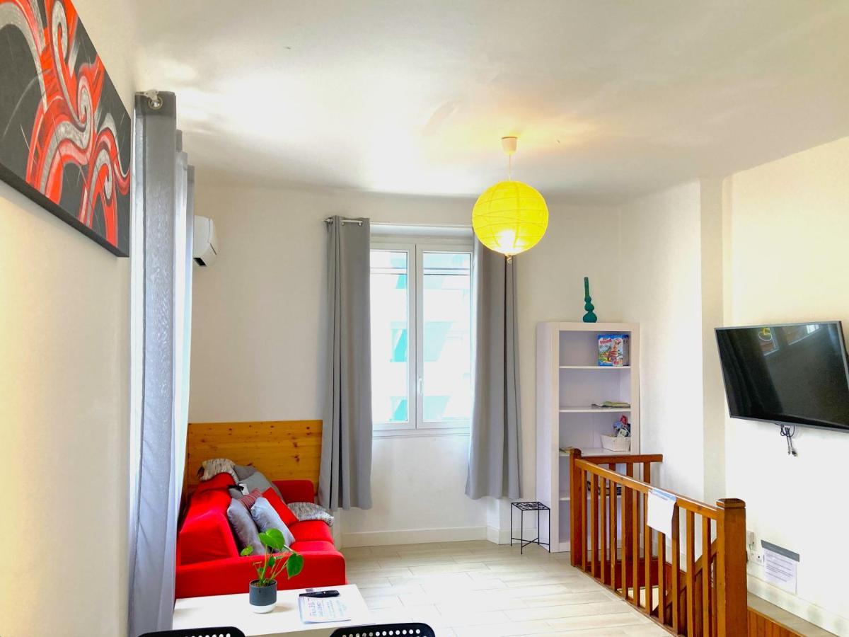 Blue Summer Vibes Duplex Studio For 4P, Ac, Sea View, Parking, Beach At 50M, Spa Access -3 لا سيوتا المظهر الخارجي الصورة